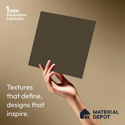 LM 21536 Hazelnut 8ft x 4ft Texture Finish Decorative Laminate - 1 mm | Suitable for TV Unit, Wardrobe, Kitchen Cabinets