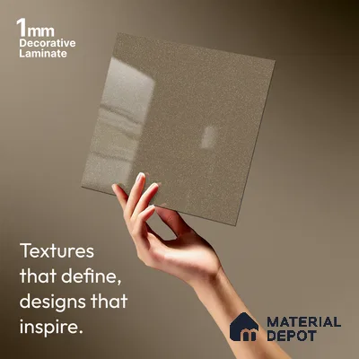 LM 21540 Perfect Beige 8ft x 4ft Texture Finish Decorative Laminate - 1 mm | Suitable for TV Unit, Wardrobe, Kitchen Cabinets