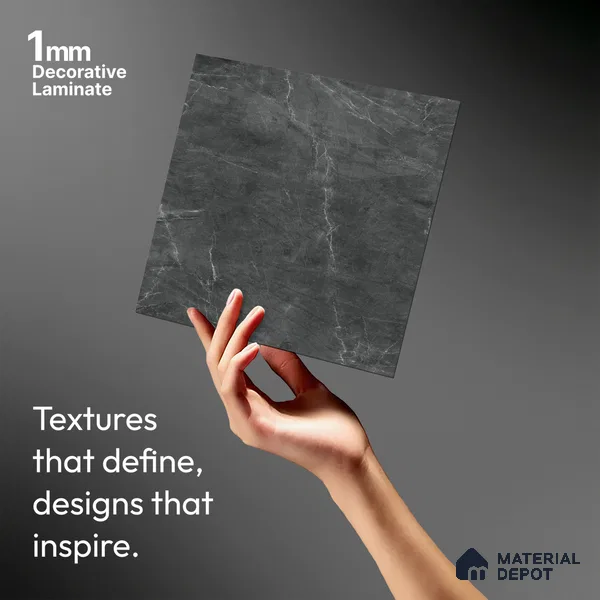 Stone Look LM 21551 Dynamic Venetino 8ft x 4ft Texture Finish Decorative Laminate - 1 mm | Suitable for TV Unit, Wardrobe, Kitchen Cabinets