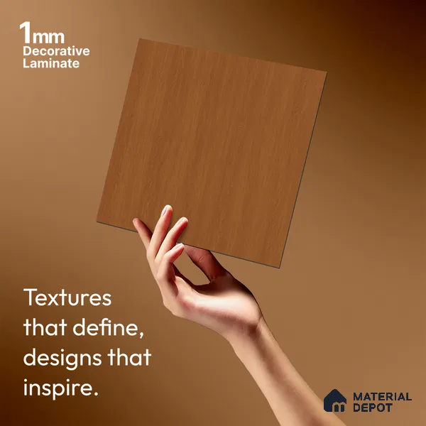 Wooden Look LM 21575 Apricot Birch 8ft x 4ft Texture Finish Decorative Laminate - 1 mm | Suitable for TV Unit, Wardrobe, Kitchen Cabinets