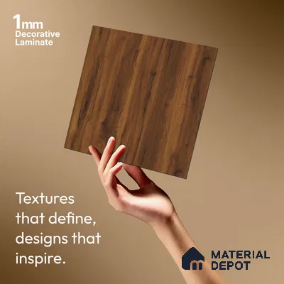 Wooden Look LM 21585 Splendid Oak 8ft x 4ft Texture Finish Decorative Laminate - 1 mm | Suitable for TV Unit, Wardrobe, Kitchen Cabinets