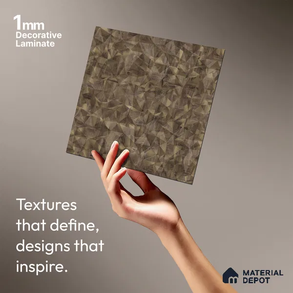 Wooden Look LM 21752 8ft x 4ft Texture Finish Decorative Laminate - 1 mm | Suitable for TV Unit, Wardrobe, Kitchen Cabinets