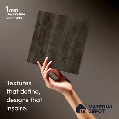 LM 22785 8 ft x 4 ft Texture Finish Decorative Laminate - 1 mm | Suitable for TV Unit, Wardrobe, Kitchen Cabinets