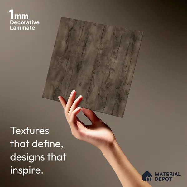 Wooden Look LM 22787 8 ft x 4 ft Texture Finish Decorative Laminate - 1 mm | Suitable for TV Unit, Wardrobe, Kitchen Cabinets
