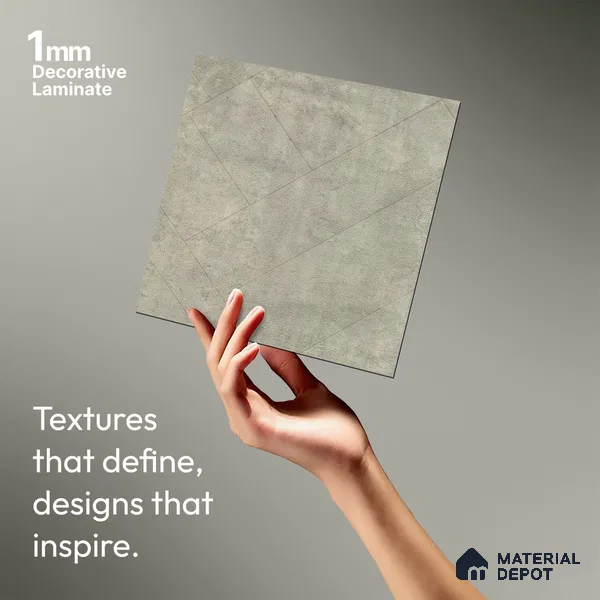 Stone Look LM 22788 8 ft x 4 ft Texture Finish Decorative Laminate - 1 mm | Suitable for TV Unit, Wardrobe, Kitchen Cabinets