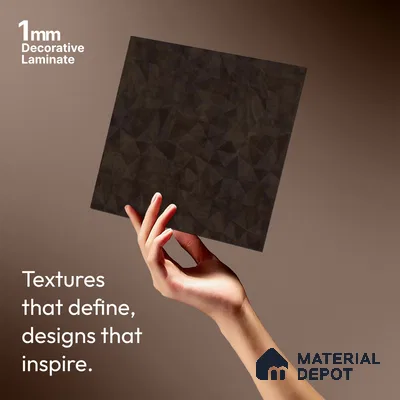 Wooden Look LM 22789 8 ft x 4 ft Texture Finish Decorative Laminate - 1 mm | Suitable for TV Unit, Wardrobe, Kitchen Cabinets