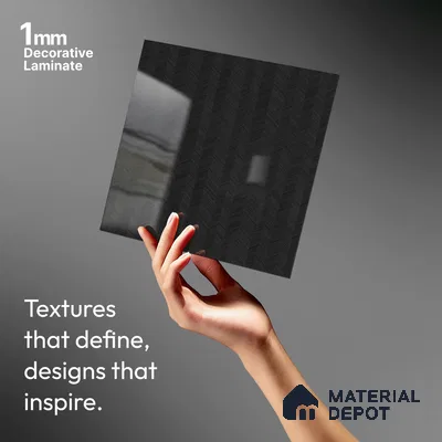 LM 22791 8 ft x 4 ft High Gloss Finish Decorative Laminate - 1 mm | Suitable for Living Room, Kitchen, Office