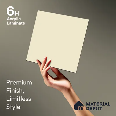 TR 1101 8 ft x 4 ft Super Matte Finish Acrylic Laminate - 1.5 mm | Suitable for Living Room, Kitchen, Office
