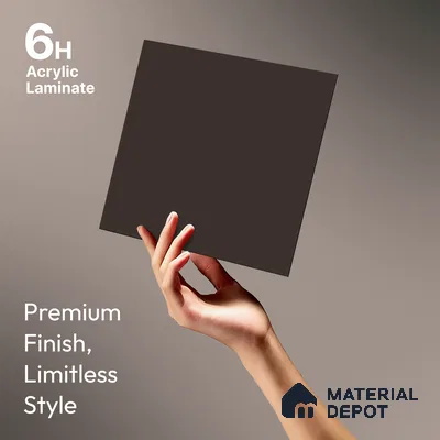 TR 1109 8 ft x 4 ft Super Matte Finish Acrylic Laminate - 1.5 mm | Suitable for Living Room, Kitchen, Office