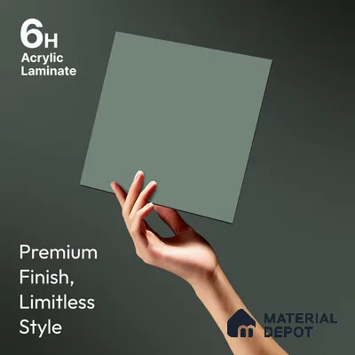 TR 1119 8 ft x 4 ft Super Matte Finish Acrylic Laminate - 1.5 mm | Suitable for Living Room, Kitchen, Office
