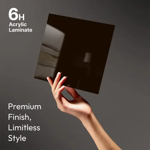 GA 4022 8 ft x 4 ft High Gloss Finish 6H Antiscratch Acrylic Laminate - 1.5 mm | Suitable for Living Room, Kitchen, Office | Matching Edgeband Code EB 4022