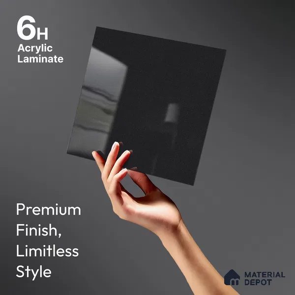 GA 4403 8 ft x 4 ft Metallic Finish 6H Antiscratch Acrylic Laminate - 1.5 mm