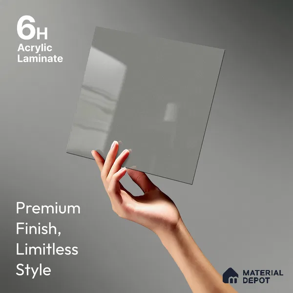 GA 4404 8 ft x 4 ft Metallic Finish 6H Antiscratch Acrylic Laminate - 1.5 mm