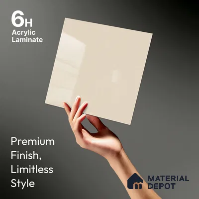 GA 4408 8 ft x 4 ft Metallic Finish 6H Antiscratch Acrylic Laminate - 1.5 mm