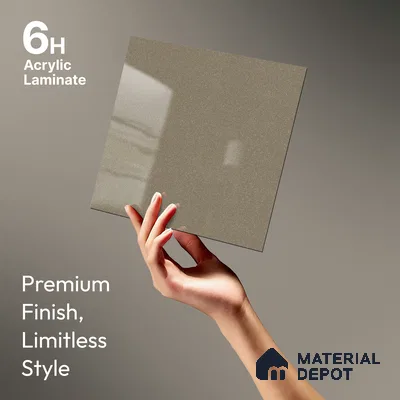 GA 4410 8 ft x 4 ft Metallic Finish 6H Antiscratch Acrylic Laminate - 1.5 mm