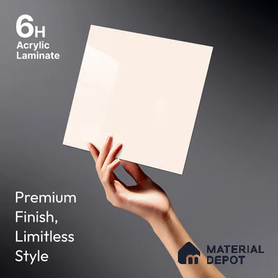 GA 4411 8 ft x 4 ft Metallic Finish 6H Antiscratch Acrylic Laminate - 1.5 mm