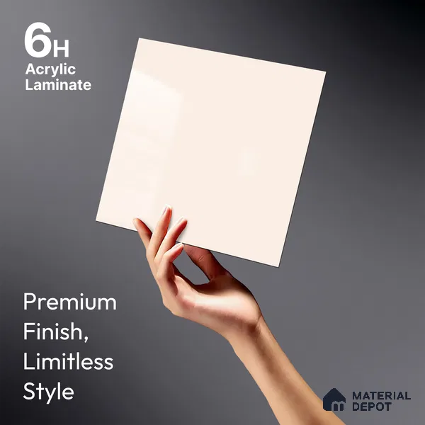 GA 4411 8 ft x 4 ft Metallic Finish 6H Antiscratch Acrylic Laminate - 1.5 mm