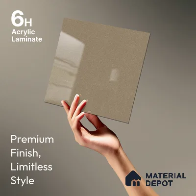 GA 4412 8 ft x 4 ft Metallic Finish 6H Antiscratch Acrylic Laminate - 1.5 mm