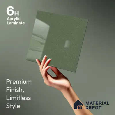 GA 4414 8 ft x 4 ft Metallic Finish 6H Antiscratch Acrylic Laminate - 1.5 mm