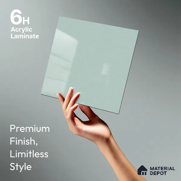 GA 4415 8 ft x 4 ft Metallic Finish 6H Antiscratch Acrylic Laminate - 1.5 mm