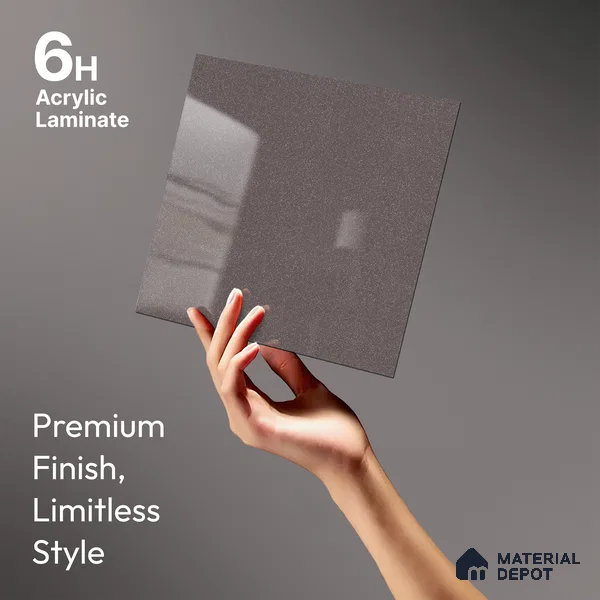 GA 4417 8 ft x 4 ft Metallic Finish 6H Antiscratch Acrylic Laminate - 1.5 mm