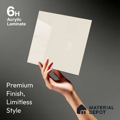 GA 4418 8 ft x 4 ft Metallic Finish 6H Antiscratch Acrylic Laminate - 1.5 mm