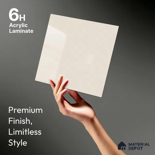 GA 4418 8 ft x 4 ft Metallic Finish 6H Antiscratch Acrylic Laminate - 1.5 mm