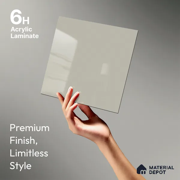 GA 4419 8 ft x 4 ft Metallic Finish 6H Antiscratch Acrylic Laminate - 1.5 mm