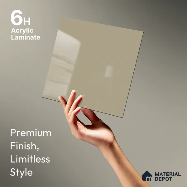 GA 4420 8 ft x 4 ft Metallic Finish 6H Antiscratch Acrylic Laminate - 1.5 mm