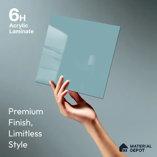 GA 4422 8 ft x 4 ft Metallic Finish 6H Antiscratch Acrylic Laminate - 1.5 mm