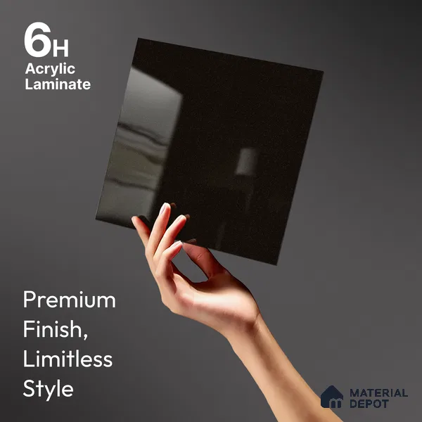 GA 4423 8 ft x 4 ft Metallic Finish 6H Antiscratch Acrylic Laminate - 1.5 mm