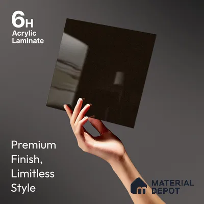 GA 4424 8 ft x 4 ft Metallic Finish 6H Antiscratch Acrylic Laminate - 1.5 mm