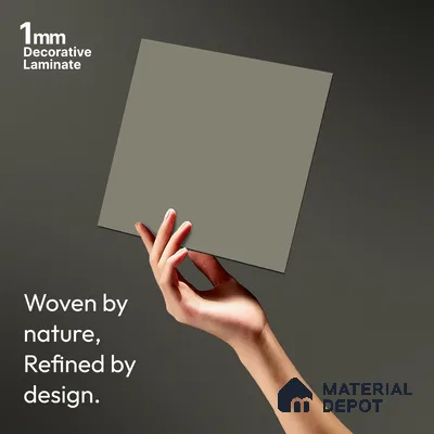 Mist Beige Solid Colors Look LM 01854 8 ft x 4 ft Matte Finish Decorative Laminate - 1 mm | Suitable for Living Room, Kitchen, Office