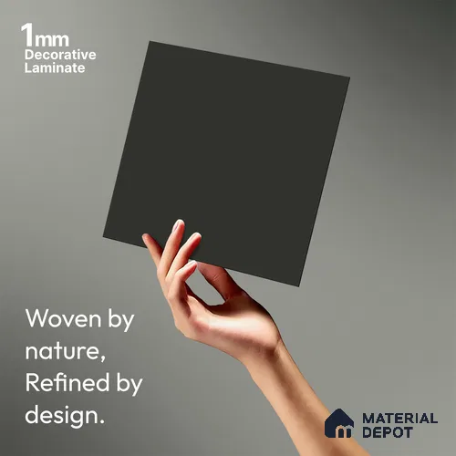 Pebble Grey Solid Colors Look LM 01899 8 ft x 4 ft Matte Finish Decorative Laminate - 1 mm | Suitable for Living Room, Kitchen, Office