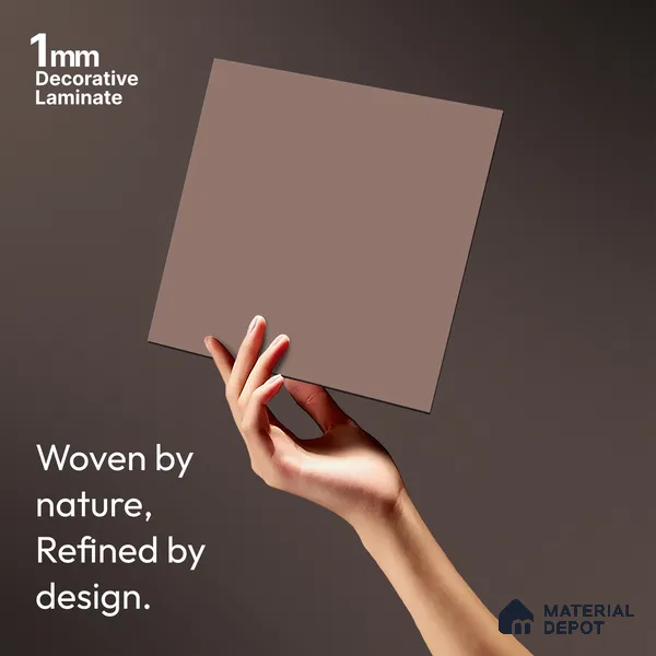 Rosy Pink Solid Colors Look LM 23627 8 ft x 4 ft Matte Finish Decorative Laminate - 1 mm | Suitable for Living Room, Kitchen, Office