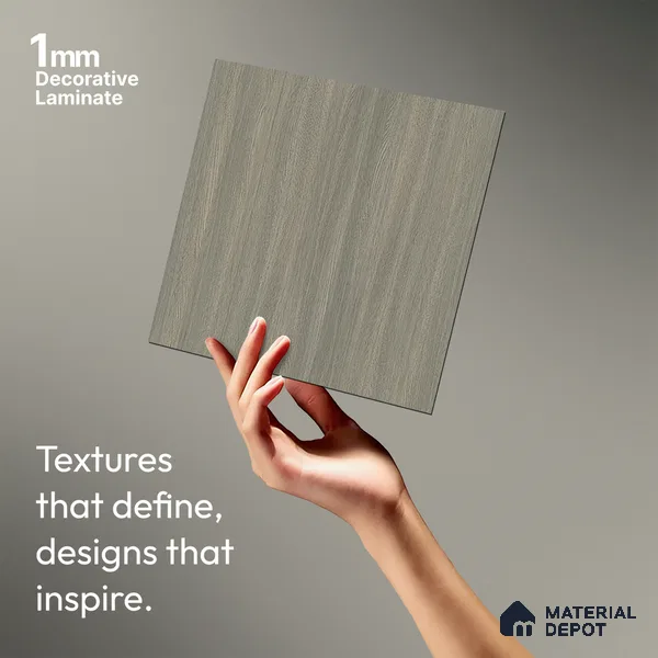 Wooden Look LM 05334 Lynx Wood 8 ft x 4 ft Texture Finish Decorative Laminate - 1 mm | Suitable for TV Unit, Wardrobe, Kitchen Cabinets