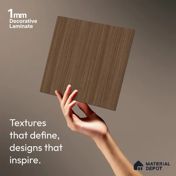 Wooden Look LM 05342 Foothilll Pine 8 ft x 4 ft Texture Finish Decorative Laminate - 1 mm | Suitable for TV Unit, Wardrobe, Kitchen Cabinets