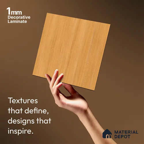 Wooden Look LM 13832 Columbian Ashwood 8 ft x 4 ft Texture Finish Decorative Laminate - 1 mm | Suitable for TV Unit, Wardrobe, Kitchen Cabinets