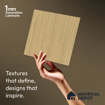 Wooden Look LM 13866 Riva Mille 8 ft x 4 ft Texture Finish Decorative Laminate - 1 mm | Suitable for TV Unit, Wardrobe, Kitchen Cabinets