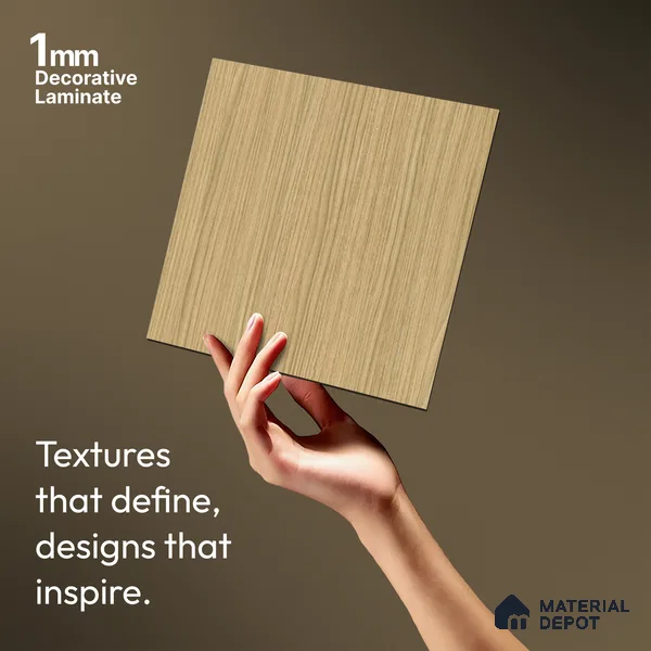 Wooden Look LM 13866 Riva Mille 8 ft x 4 ft Texture Finish Decorative Laminate - 1 mm | Suitable for TV Unit, Wardrobe, Kitchen Cabinets