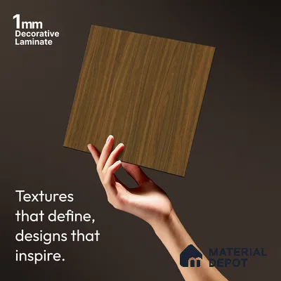 Wooden Look LM 13873 8 ft x 4 ft Matte Finish Decorative Laminate - 1 mm | Suitable for TV Unit, Wardrobe, Kitchen Cabinets