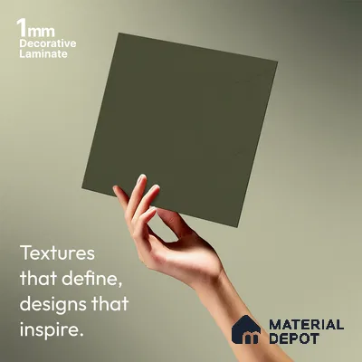 Beige Textured Solid Look LM 20063 8 ft x 4 ft Texture Finish Decorative Laminate - 1 mm | Suitable for TV Unit, Wardrobe, Kitchen Cabinets