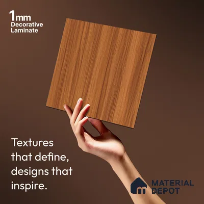 Wooden Look LM 20066 8 ft x 4 ft Texture Finish Decorative Laminate - 1 mm | Suitable for TV Unit, Wardrobe, Kitchen Cabinets
