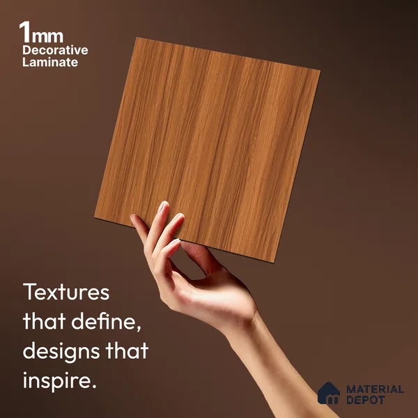 Wooden Look LM 20066 8 ft x 4 ft Texture Finish Decorative Laminate - 1 mm | Suitable for TV Unit, Wardrobe, Kitchen Cabinets