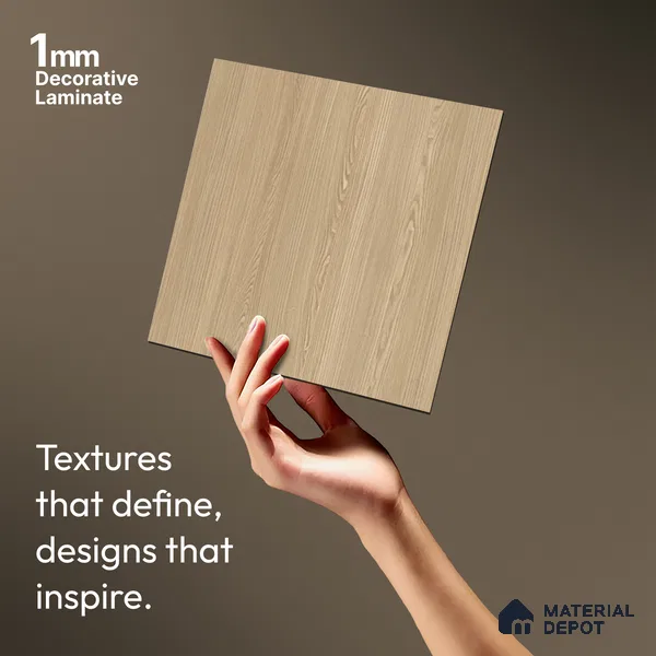 Wooden Look LM 20084 8 ft x 4 ft Texture Finish Decorative Laminate - 1 mm | Suitable for TV Unit, Wardrobe, Kitchen Cabinets
