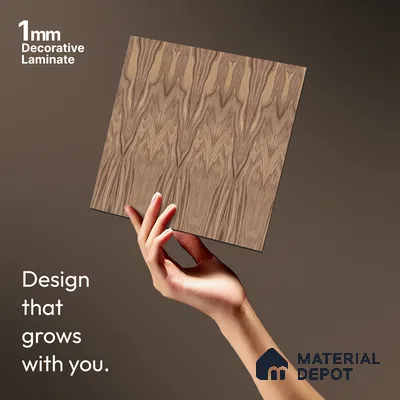 Patterned Look LM 13837 8 ft x 4 ft Texture Finish Decorative Laminate - 1 mm | Suitable for Bedroom, TV Unit, Wardrobe