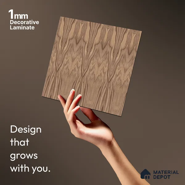 Patterned Look LM 13837 8 ft x 4 ft Texture Finish Decorative Laminate - 1 mm | Suitable for Bedroom, TV Unit, Wardrobe