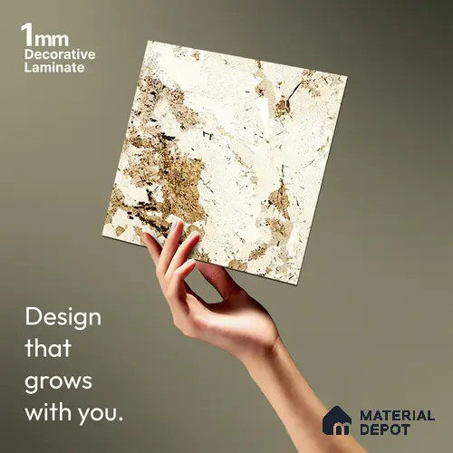 Stone Look LM 13858 8 ft x 4 ft Texture Finish Decorative Laminate - 1 mm | Suitable for TV Unit, Wardrobe, Kitchen Cabinets