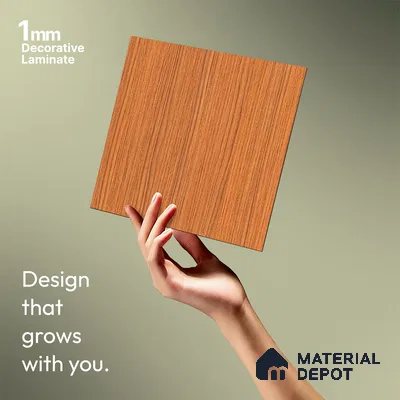 Wooden Look LM 13868 Riva Nuptse 8 ft x 4 ft Texture Finish Decorative Laminate - 1 mm | Suitable for TV Unit, Wardrobe, Kitchen Cabinets