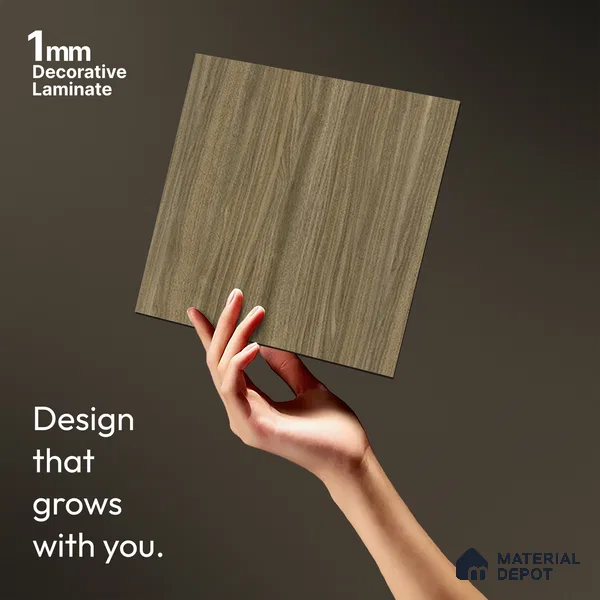 Wooden Look LM 13880 8 ft x 4 ft Matte Finish Decorative Laminate - 1 mm | Suitable for TV Unit, Wardrobe, Kitchen Cabinets